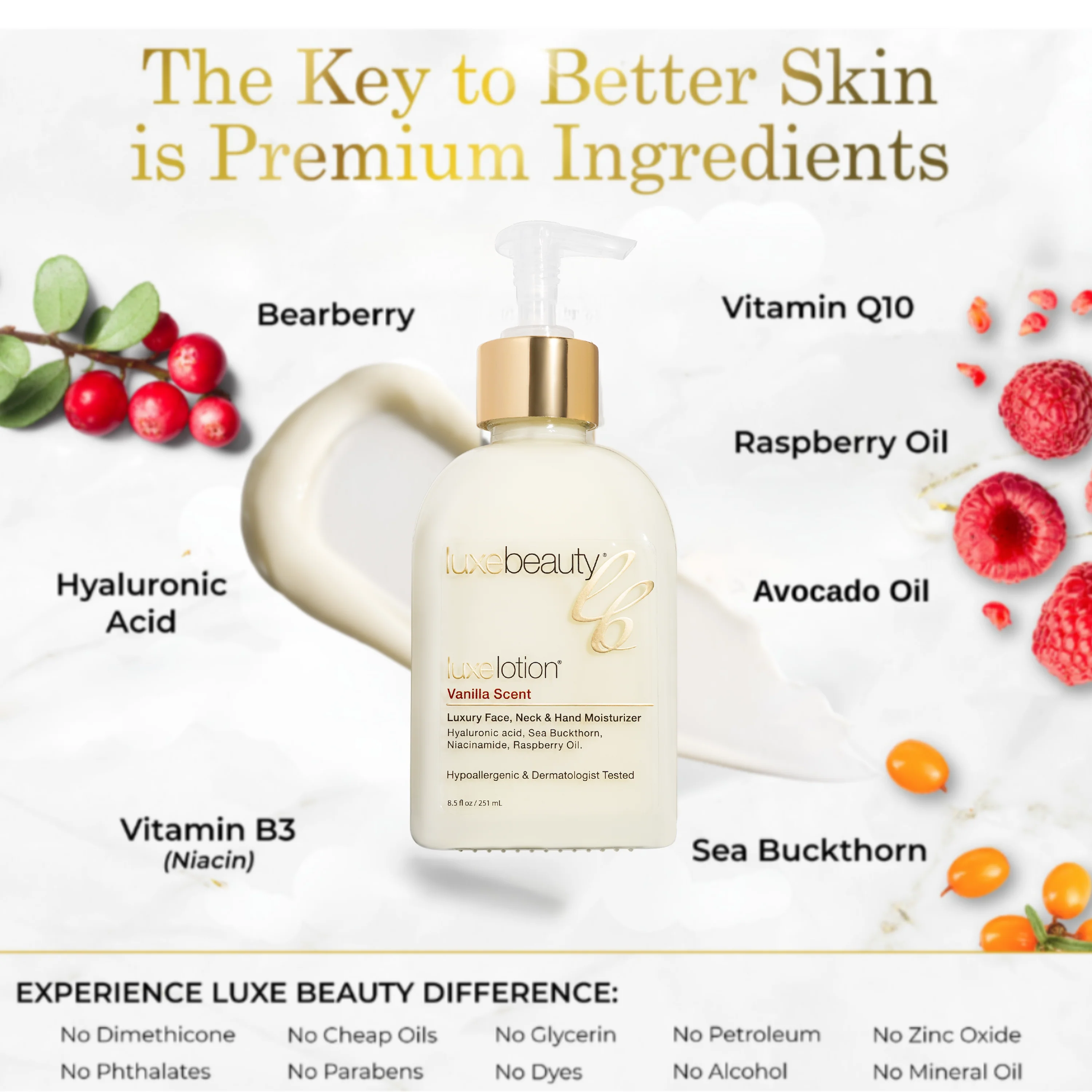 Face, Neck & Hand Moisturizer - Vanilla Scent - Image 5